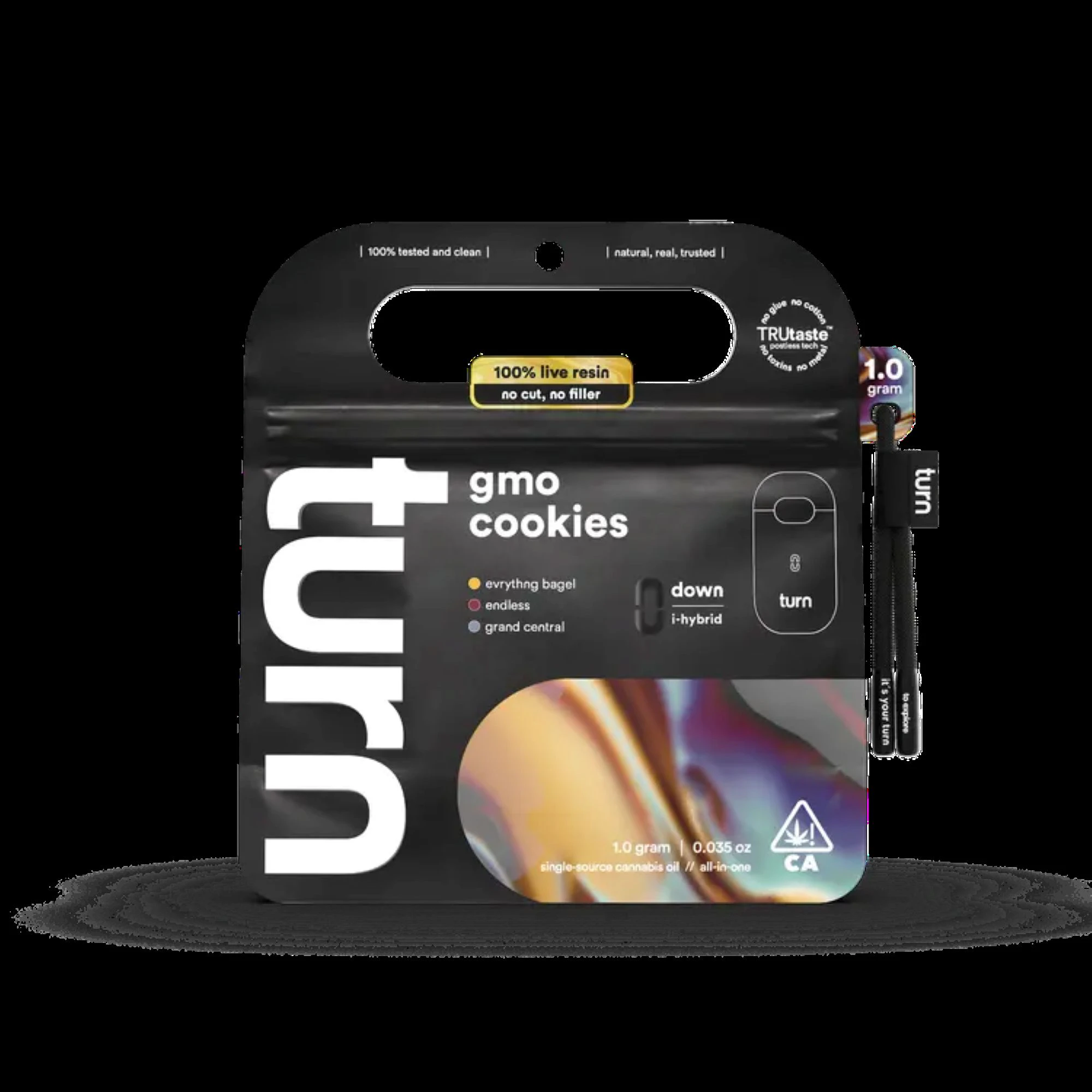 turn - Turn Live Resin All-in-One 1g GMO Cookies Main Image