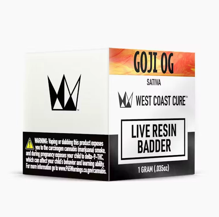 West Coast Cure - West Coast Cure - Badder - Sativa - Goji OG - (1g) Main Image