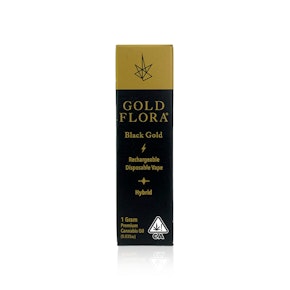 GOLD FLORA - Disposable - Lion's Cake - Black Gold - 1G