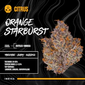 Bosky Orange Starburst (S) Smalls Flower 14g