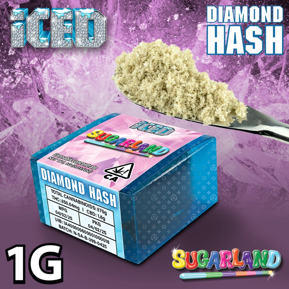ICED - ICED Sugarland (S) Diamond Hash 1g Main Image