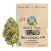 Burr's Place Jelly Donutz (H) Flower 3.5g