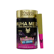 Muha Meds Strawberry Ice Cream (I) Infused Preroll 5pk 3g