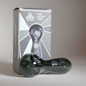 The Artist Tree Black Glass Pipe