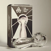 The Artist Tree Clear Glass Pipe