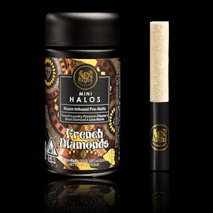 Maven - Maven Halos French Diamonds (I/H) Rosin Preroll 5pk 3g