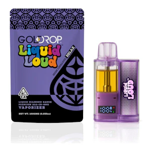 Gold Drop | Black Cherry | Liquid Diamonds Sauce All-In-One Vape | 1.5g