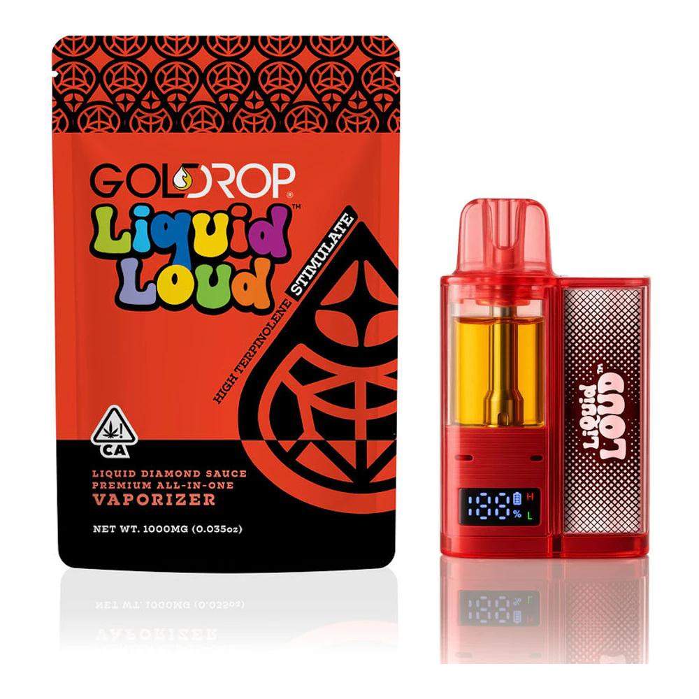 GoldDrop - Gold Drop | HFCS Sour | Liquid Diamonds Sauce All-In-One Vape | 1.5g Main Image