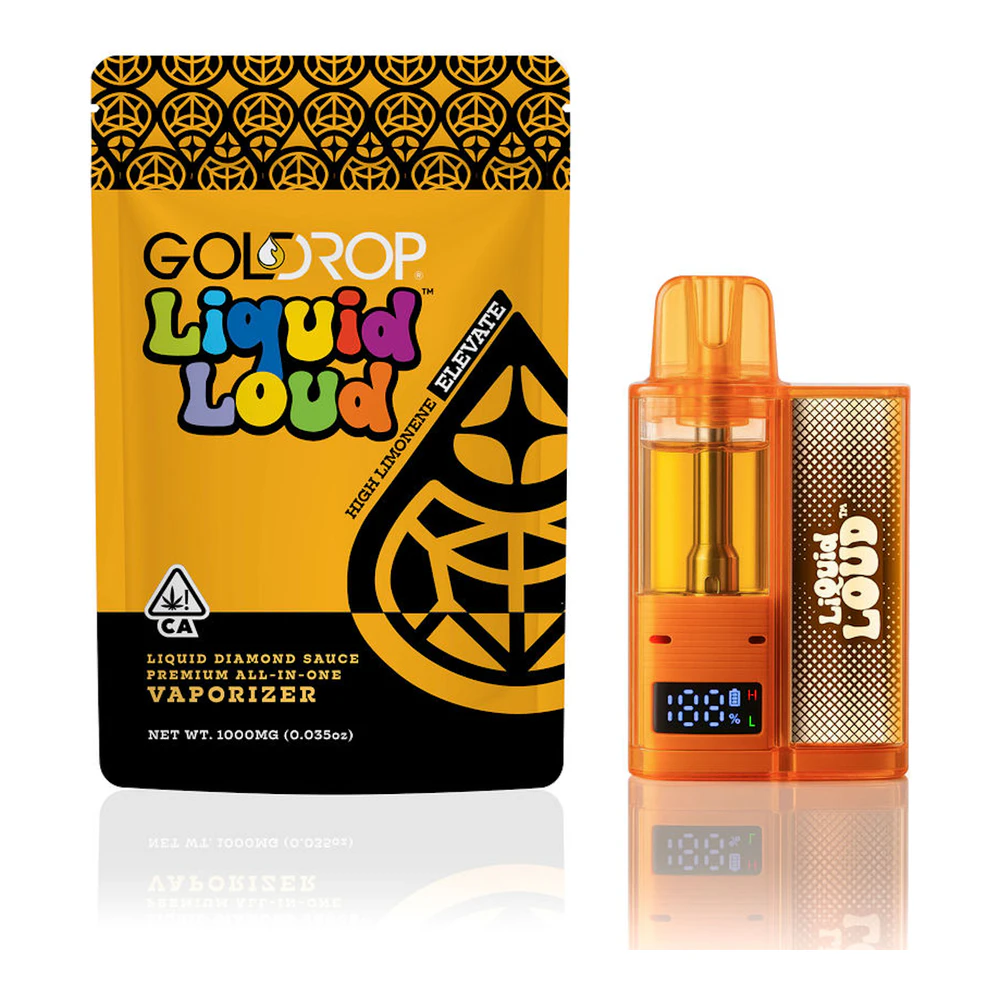 GoldDrop - Gold Drop | Sweet Lemon Gelato | Liquid Diamonds Sauce All-In-One Vape | 1.5g Main Image