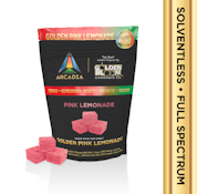 10pk 200mg Solventless Gummies - Golden Pink Lemonade