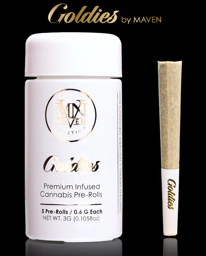 Marijuana Maven - Maven - Goldies - Lemon Cherry Tropicana - 3g Infused Pre-Rolls - 5pk Main Image