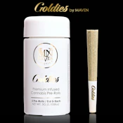 Maven .6g Chrome Dome Goldies Infused Pre-Roll 5pk