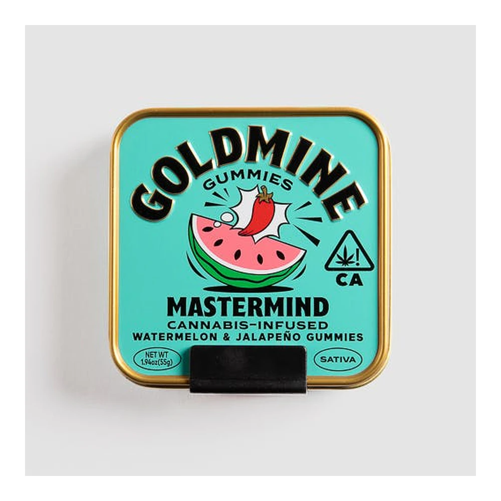 GOLDMINE - Goldmine Gummies | Mastermind Watermelon & Jalapeño Tin | 100mg Main Image