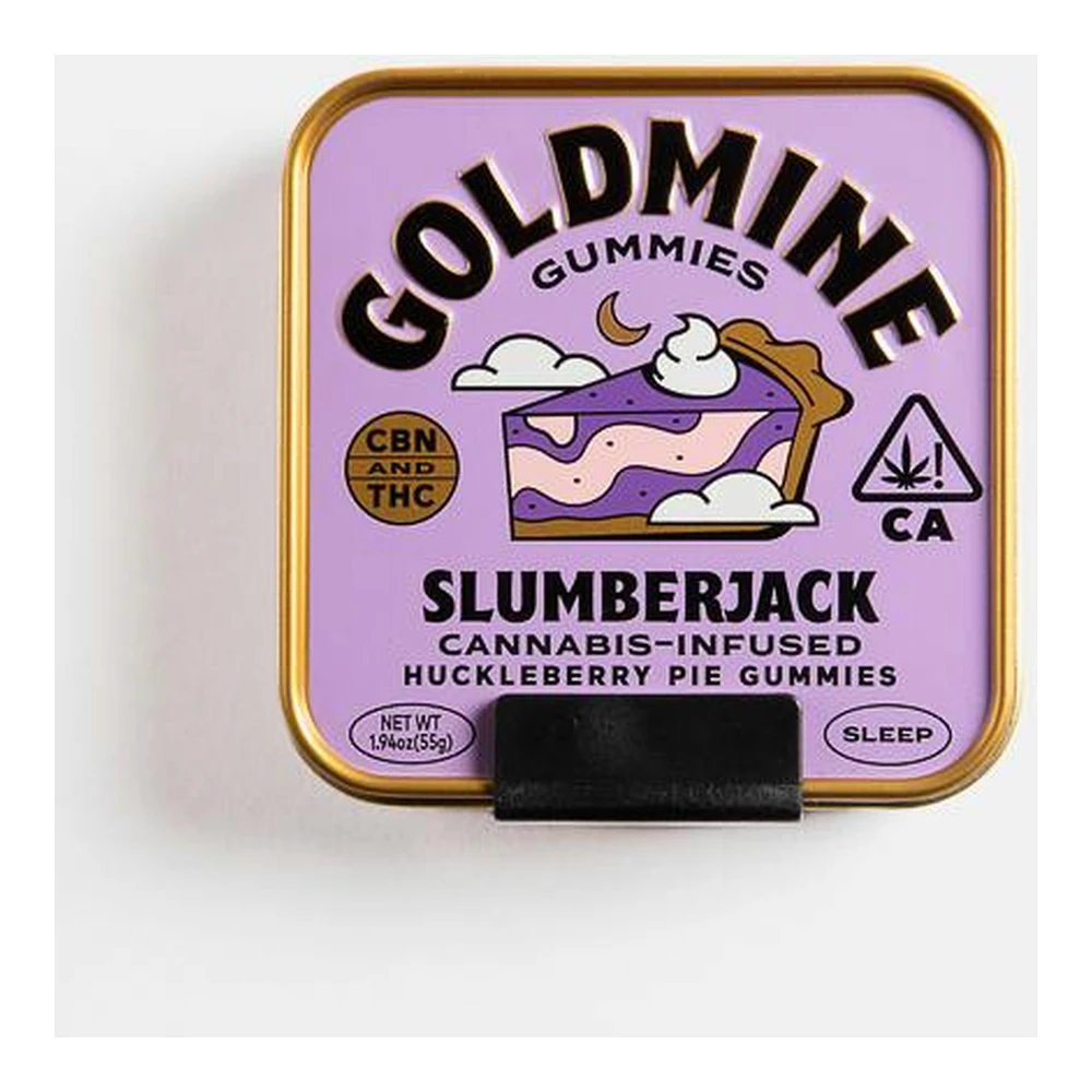 GOLDMINE - Goldmine Gummies | Slumberjack Huckleberry Pie | 100mg Main Image