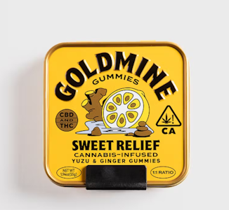 Goldmine Gummies - Goldmine 200mg 1:1 CBD Yuzu & Ginger Gummies 10pk