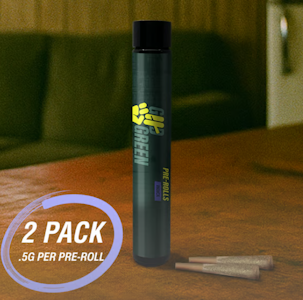GOOD GREEN - Indica Blend 2pk Pre-Rolls - 1g
