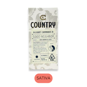 COUNTRY - Country Cannabis - Good Neighbor 1:1 - Preroll Pack - 6pk - 3.6g