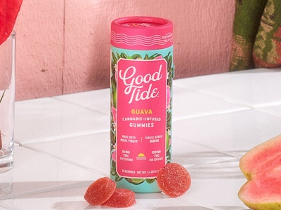 GOOD TIDE - Good Tide - Guava - 100mg THC Solventless Hash Rosin Gummies - 10pk