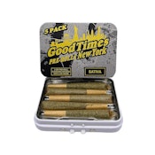 Good Times | Sativa Blend | 5pk .5 Prerolls