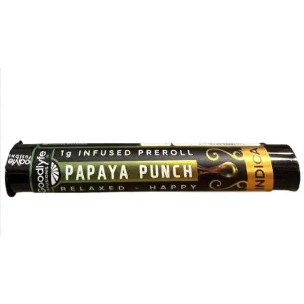 Goodlyfe Infusions - Goodlyfe Infusions - Papaya Punch - INFUSED 1g preroll Main Image