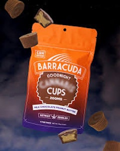 DETROIT EDIBLES - Detroit Edibles - Barracuda Cups -Goodnight Millk Chocolate Peanut Butter 200mg