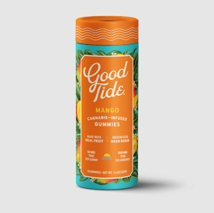 WYLD - Good Tide - Indica - Mango - 10pk - Solventless Hash Rosin Gummies - (100mg THC)