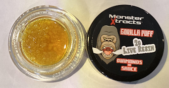 Monster - Live Resin Diamonds in Sauce (Gorilla Puff 2g)