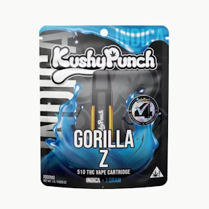 KUSHY PUNCH - Kushy Punch - 510 Cartridge - Indica - Gorilla Z - (1g)