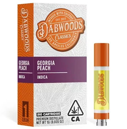 Dabwoods - VAPE CART - GEORGIA PEACH 1G Main Image