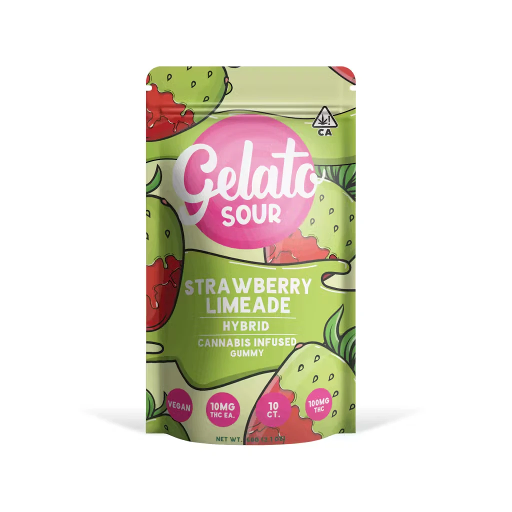Gelato - Sour Strawberry Limeade (H) | Gelato | 100mg Main Image