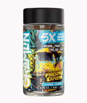 Gramlin | Pineapple Express | Infused Pre-Roll 5pk | 3.5g