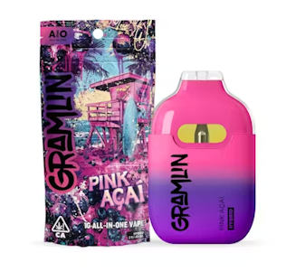 GRAMLIN - Gramlin | Pink Acai | All-In-One Vape | 1g