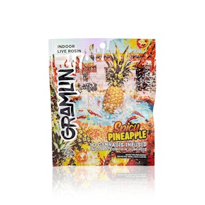 GRAMLIN - GRAMLIN - Edible - Spicy Pineapple - Live Rosin Gummies - 100MG