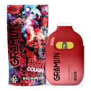Gramlin | Strawberry Cough | All-In-One Vape | 1g