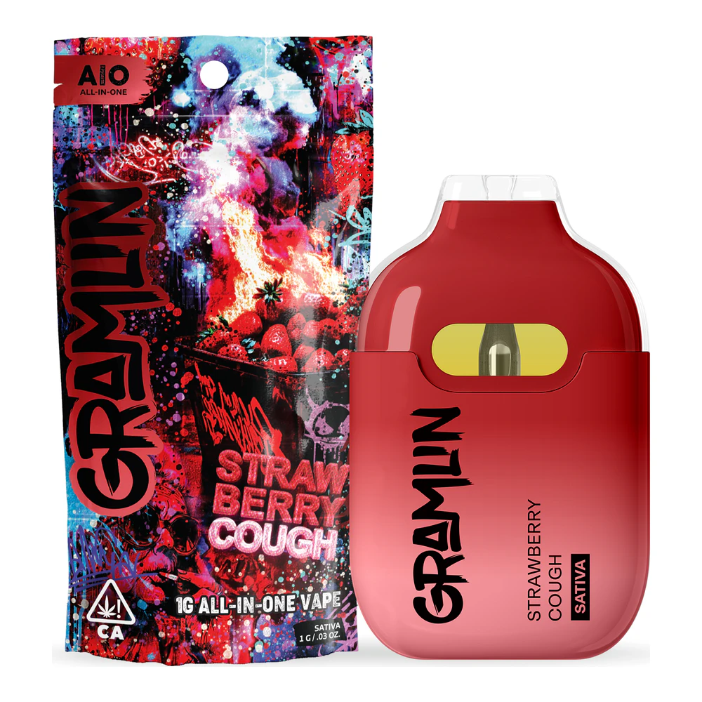 Gramlin - Gramlin | Strawberry Cough | All-In-One Vape | 1g Main Image