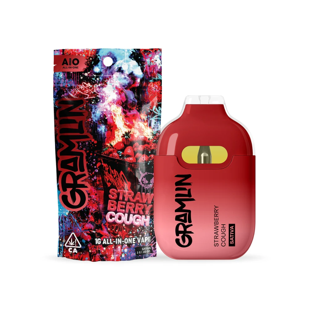 Gramlin - Gramlin - 1g AIO Cartridge (Strawberry Cough-Sativa) Main Image