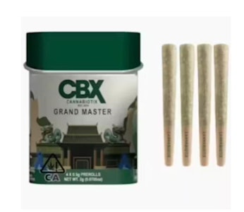 CANNABIOTIX - CBX - Grand Master - 2g Pre-Rolls - 4pk