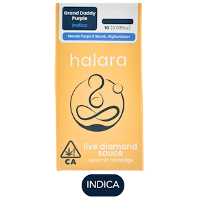 HALARA - Halara - Diamond - Grand Daddy Purple - Vape Cart - 1.0g