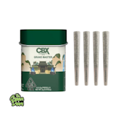 CBX - Grand Master - Preroll - 4PK - 2g