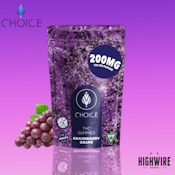 Choice Gummies Granddaddy Grape 200mg (Indica)