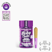 Jeeter - Pre Roll Pack - Infused Baby Jeeter - Indica - Granddaddy Purp - (2.5g total) 5 Pack