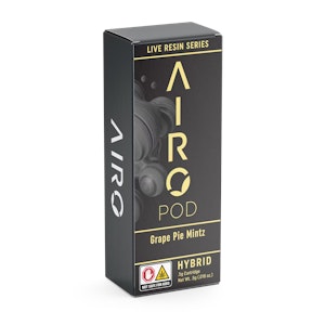 Airo Brands - GRAPE PIE MINTZ | LIVE RESIN | 0.5G  | AIRO CARTRIDGE