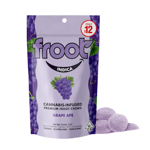 FROOT - Grape Ape (I) |100mg THC Gummies | FROOT