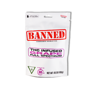 Banned Edibles - Banned - Grape - 200mg