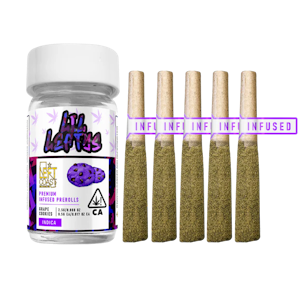 LEFT COAST - LIL LEFTYS Infused Prerolls - Grape Cookies 