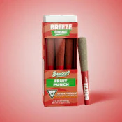 Breeze Canna | Fruit Punch Bangers | Infused Preroll 5pk | 3.5g