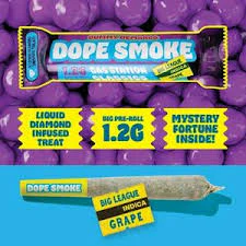 Detour/Boutique/Dope Rope/Dope Smoke - Dope Smokes-Big League Grape 1.2g Infused Preroll Main Image