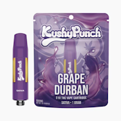 Kushy Punch - 510 Cartridge - Sativa - Grape Durban - (1g)