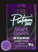 Platinum-Live Resin-Gummies-Grape Escape-200mg