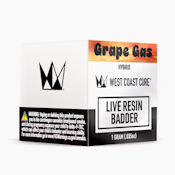 West Coast Cure - Badder - Hybrid - Grape Gas - (1g)